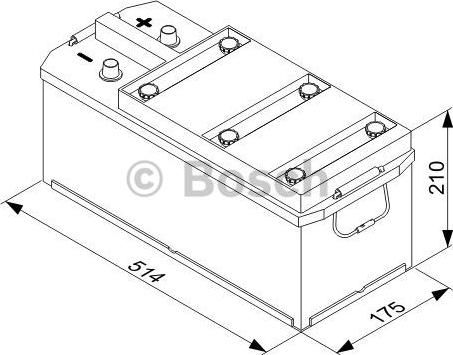 BOSCH 0 092 T30 450 - Стартерна акумуляторна батарея, АКБ autozip.com.ua