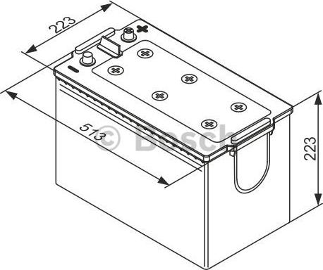 BOSCH 0 092 TE0 770 - Стартерна акумуляторна батарея, АКБ autozip.com.ua