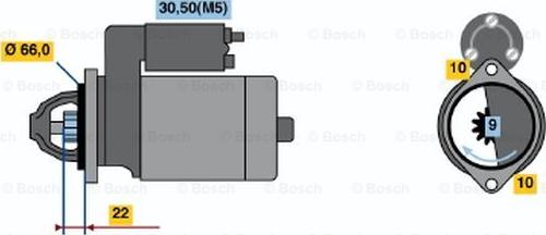 BOSCH 0 001 108 154 - Стартер autozip.com.ua