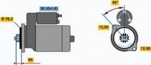 BOSCH 0 001 121 403 - Стартер autozip.com.ua