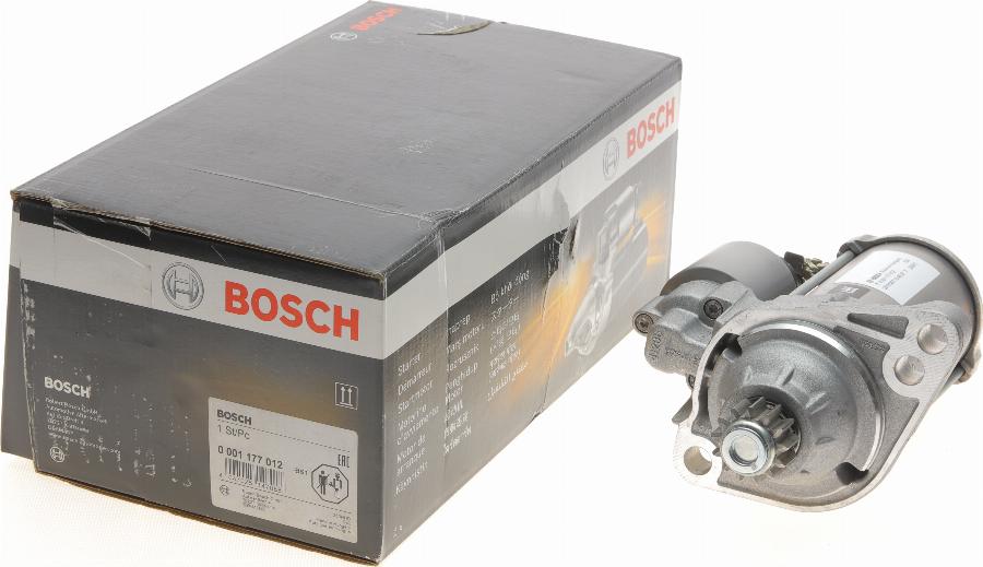 BOSCH 0 001 177 012 - Стартер autozip.com.ua