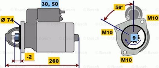 BOSCH 0 001 218 157 - Стартер autozip.com.ua