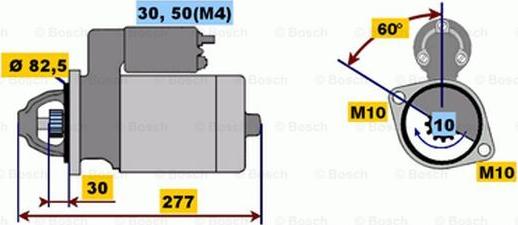 BOSCH 0 001 218 110 - Стартер autozip.com.ua