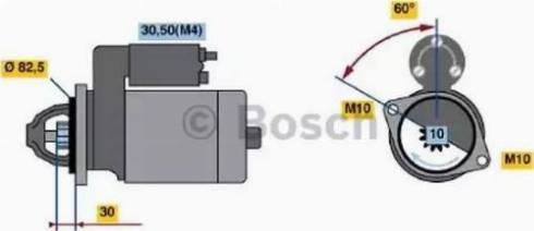 BOSCH 0001218710 - Стартер autozip.com.ua