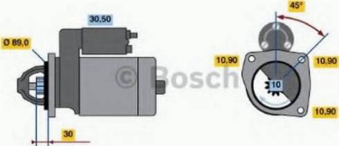 BOSCH 0 001 231 026 - Стартер autozip.com.ua