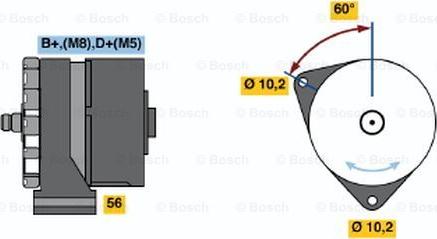 BOSCH 0 120 469 590 - Генератор autozip.com.ua