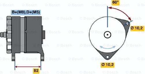 BOSCH 0 120 469 845 - Генератор autozip.com.ua