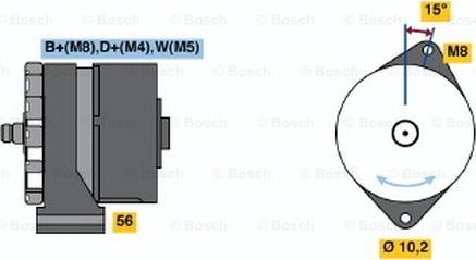 BOSCH 0 120 469 850 - Генератор autozip.com.ua