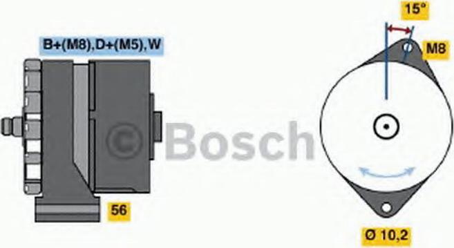 BOSCH 0 120 469 722 - Генератор autozip.com.ua