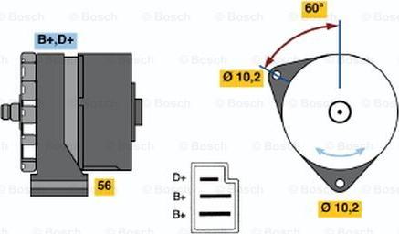 BOSCH 0 120 489 935 - Генератор autozip.com.ua