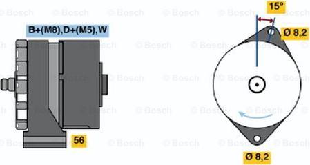 BOSCH 0 120 489 434 - Генератор autozip.com.ua