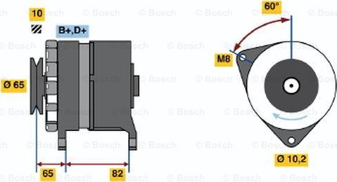 BOSCH 0 120 489 361 - Генератор autozip.com.ua