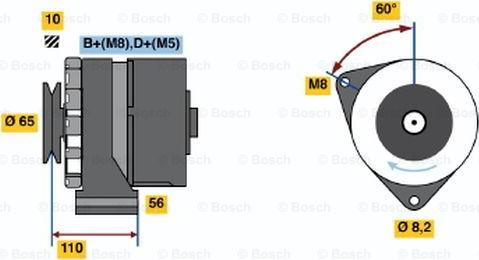 BOSCH 0 120 489 363 - Генератор autozip.com.ua