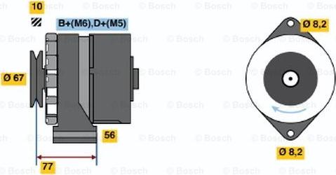 BOSCH 0 120 488 191 - Генератор autozip.com.ua