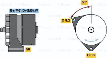 BOSCH 0 120 488 209 - Генератор autozip.com.ua