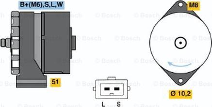 BOSCH 0 120 488 297 - Генератор autozip.com.ua