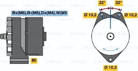 BOSCH 0 120 488 232 - Генератор autozip.com.ua