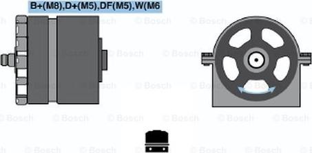 BOSCH 0 120 600 582 - Генератор autozip.com.ua