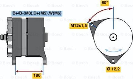 BOSCH 0 120 689 526 - Генератор autozip.com.ua