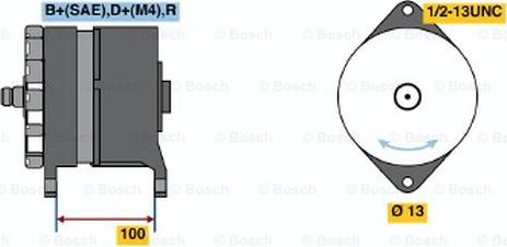 BOSCH 0 122 469 003 - Генератор autozip.com.ua