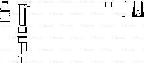 BOSCH 0 356 912 978 - Провід запалювання autozip.com.ua