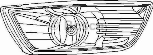 BOSCH 0 305 081 004 - Противотуманная фара autozip.com.ua