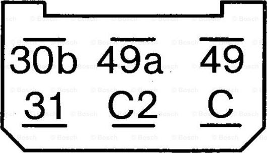 BOSCH 0 335 215 113 - Переривник покажчиків повороту autozip.com.ua