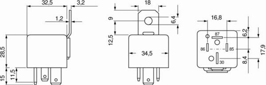 BOSCH 0332002192 - Багатофункціональний реле autozip.com.ua