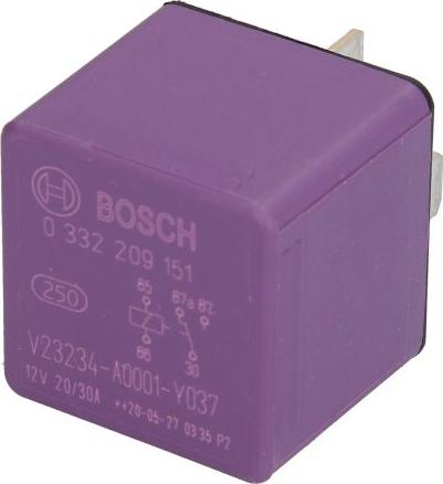 BOSCH 0 332 209 151 - Переривник покажчиків повороту autozip.com.ua