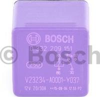 BOSCH 0 332 209 151 - Реле 12v 30a-20 a вир-во Bosch autozip.com.ua