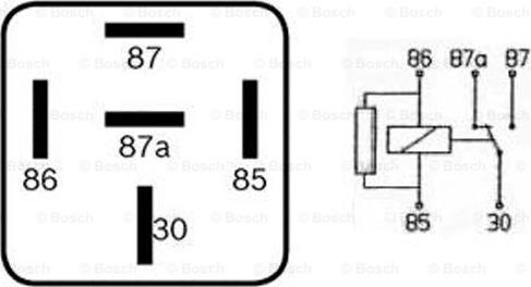 BOSCH 0 332 209 167 - Реле, робочий струм autozip.com.ua