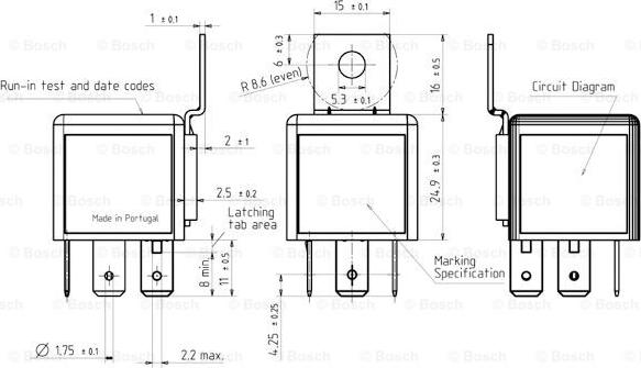BOSCH 0 332 204 210 - Реле autozip.com.ua