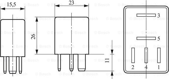 BOSCH 0 332 207 300 - Переривник покажчиків повороту autozip.com.ua
