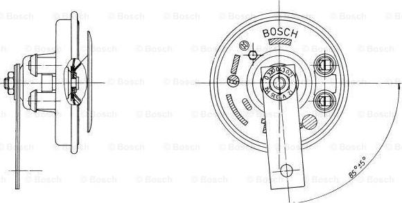 BOSCH 0 320 043 021 - Звуковий сигнал autozip.com.ua