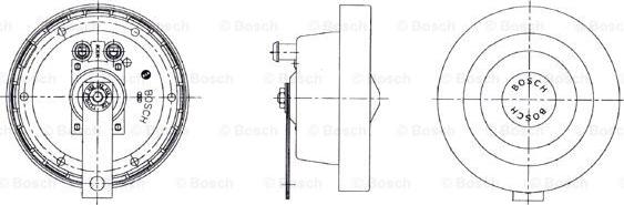 BOSCH 0 320 202 027 - Звуковий сигнал autozip.com.ua