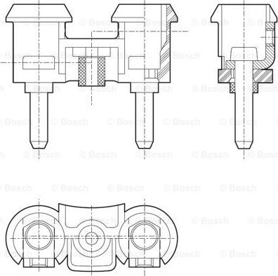 BOSCH 0 320 223 002 - Звуковий сигнал autozip.com.ua