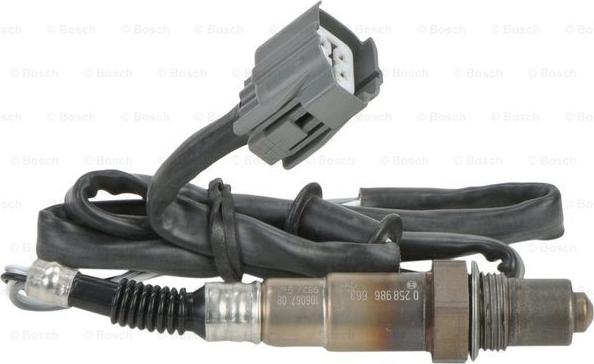 BOSCH 0 258 986 663 - Лямбда-зонд, датчик кисню autozip.com.ua