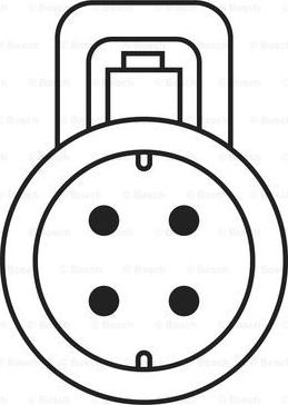 BOSCH 0 258 005 716 - Лямбда-зонд, датчик кисню autozip.com.ua