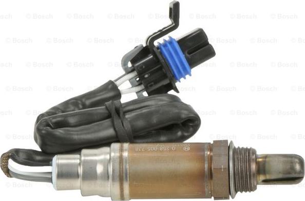 BOSCH 0 258 005 738 - Лямбда-зонд, датчик кисню autozip.com.ua