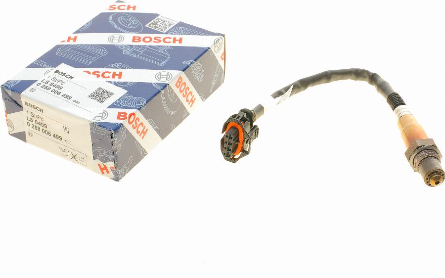 BOSCH 0 258 006 499 - Лямбда-зонд, датчик кисню autozip.com.ua