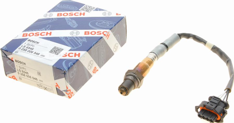 BOSCH 0 258 006 546 - Лямбда-зонд, датчик кисню autozip.com.ua