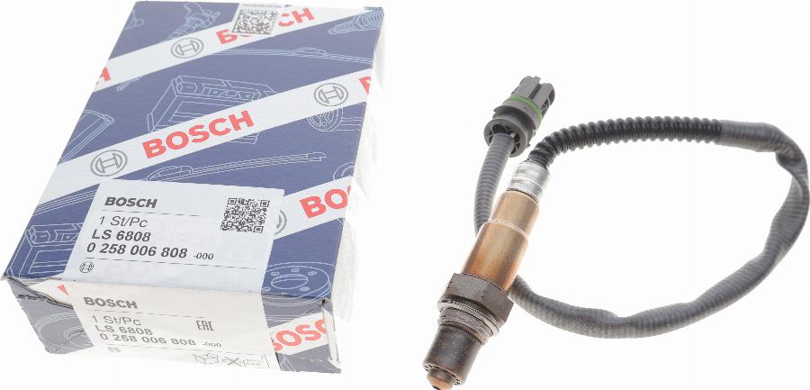 BOSCH 0 258 006 808 - Лямбда-зонд, датчик кисню autozip.com.ua