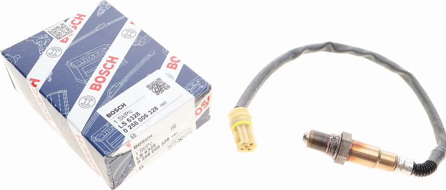 BOSCH 0 258 006 328 - Лямбда-зонд, датчик кисню autozip.com.ua