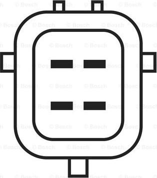 BOSCH 0 258 003 687 - Лямбда-зонд, датчик кисню autozip.com.ua