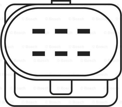 BOSCH 0 258 007 090 - Лямбда-зонд, датчик кисню autozip.com.ua