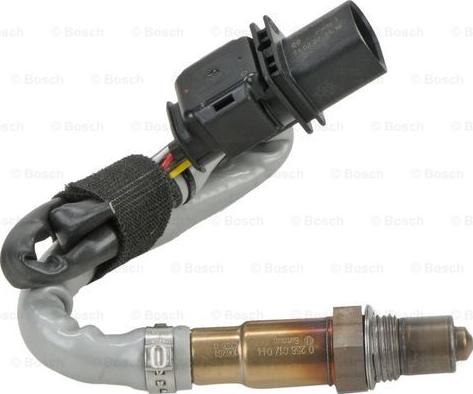 BOSCH 0 258 017 044 - Лямбда-зонд, датчик кисню autozip.com.ua