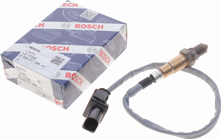 BOSCH 0 258 017 245 - Лямбда-зонд, датчик кисню autozip.com.ua