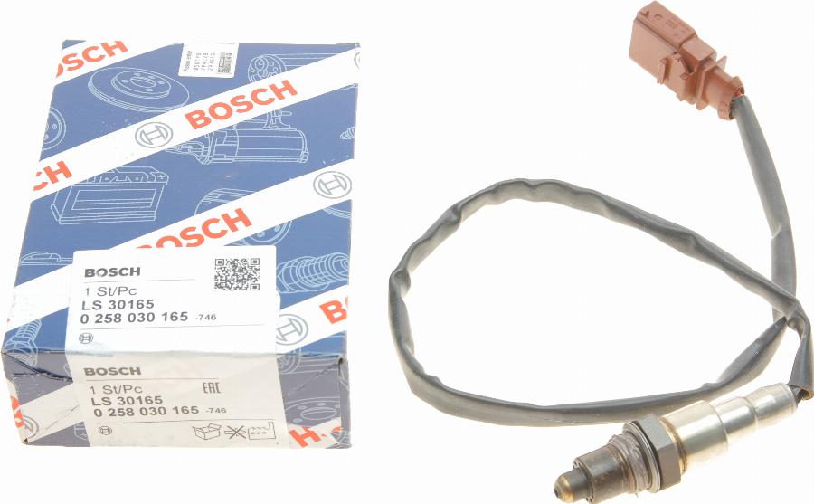 BOSCH 0 258 030 165 - Лямбда-зонд, датчик кисню autozip.com.ua