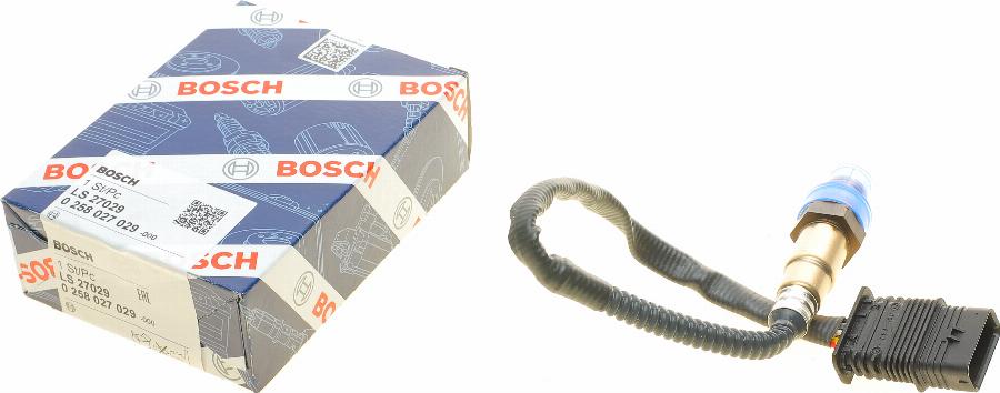 BOSCH 0 258 027 029 - Лямбда-зонд, датчик кисню autozip.com.ua