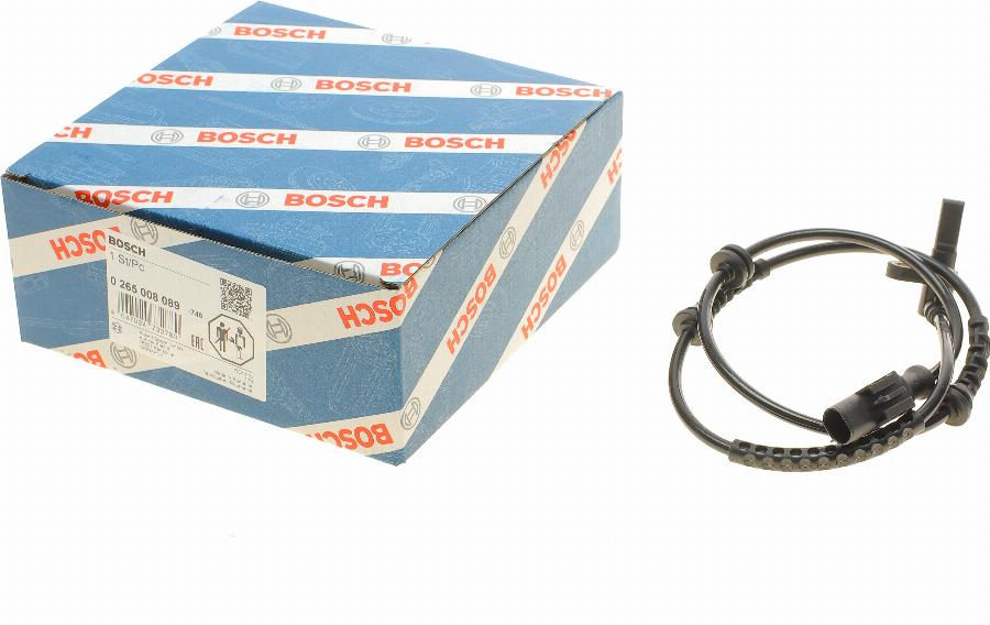 BOSCH 0 265 008 089 - Датчик ABS, частота обертання колеса autozip.com.ua